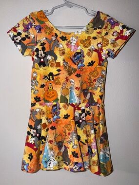 Raising Wilds Disney Halloween Twirl Dress Skort Size 5
